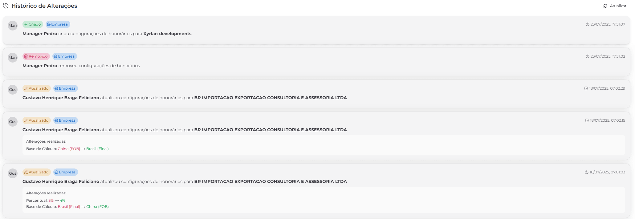 Audit log0